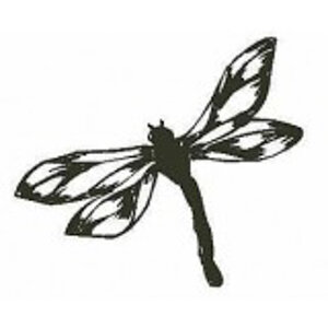 Encaustic Art stempel - libelle