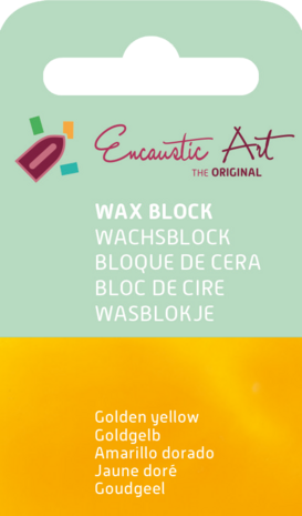 Encaustic Art wax - (04) goudgeel 