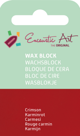 Encaustic Art wax - (01) karmijn 