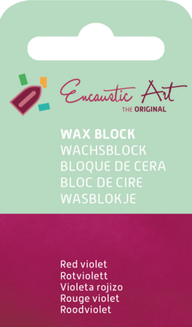 Encaustic Art wax - (12) roodviolet 