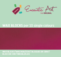 Encaustic Art wax - (12) roodviolet doosje 10 st. 