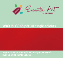 Encaustic Art wax - (01) karmijn doosje 10 st.