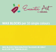 Encaustic Art wax - (05) citroengeel doosje 10 st. 