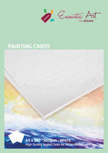 Encaustic Art papier A5 - wit