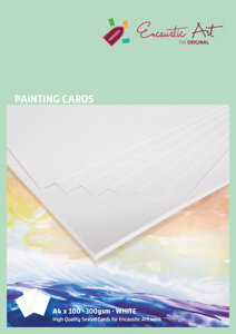 Encaustic Art papier A4 - wit