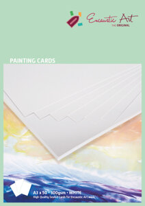 Encaustic Art papier A3 - wit