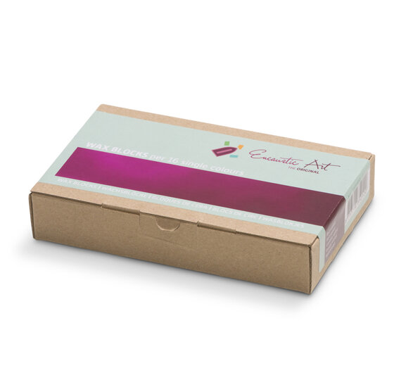 Encaustic Art wax - (12) roodviolet doosje 16 st.
