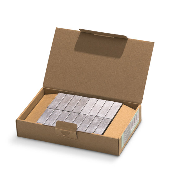 Encaustic Art wax - (26) zilver doosje 16 st.