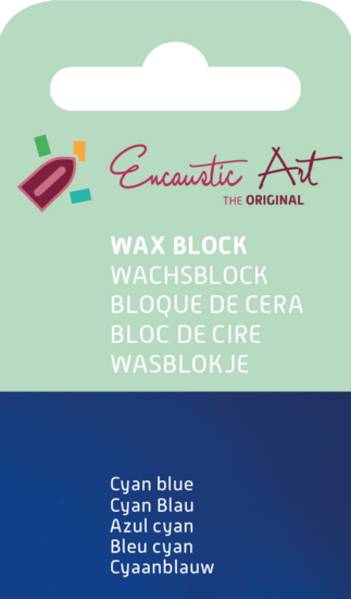 Encaustic Art wax - (46) cyaanblauw