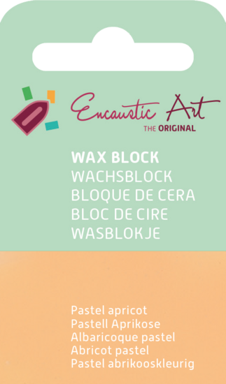 Encaustic Art wax - (30) pastel abrikoos