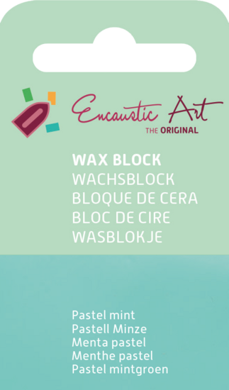 Encaustic Art wax - (33) pastel mintgroen