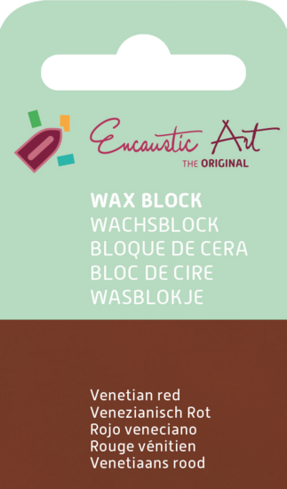 Encaustic Art wax - (21) venetiaans rood