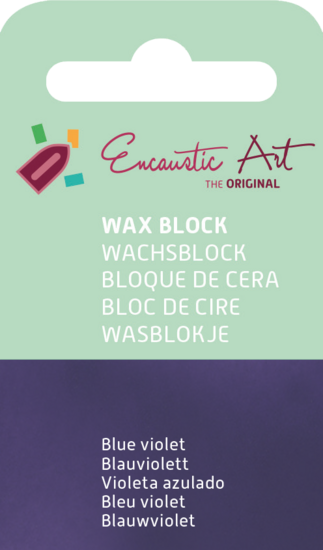 Encaustic Art wax - (11) blauwviolet