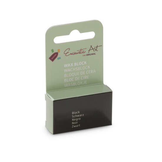 Encaustic Art wax - (15) zwart