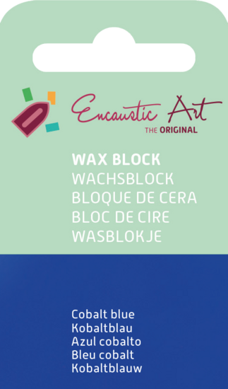 Encaustic Art wax - (19) kobaltblauw