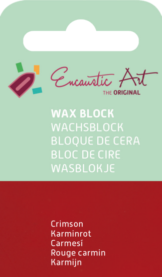 Encaustic Art wax - (01) karmijn