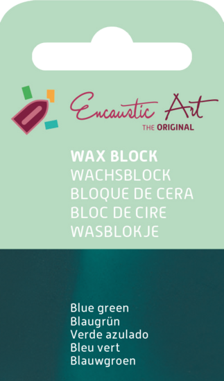 Encaustic Art wax - (08) blauwgroen