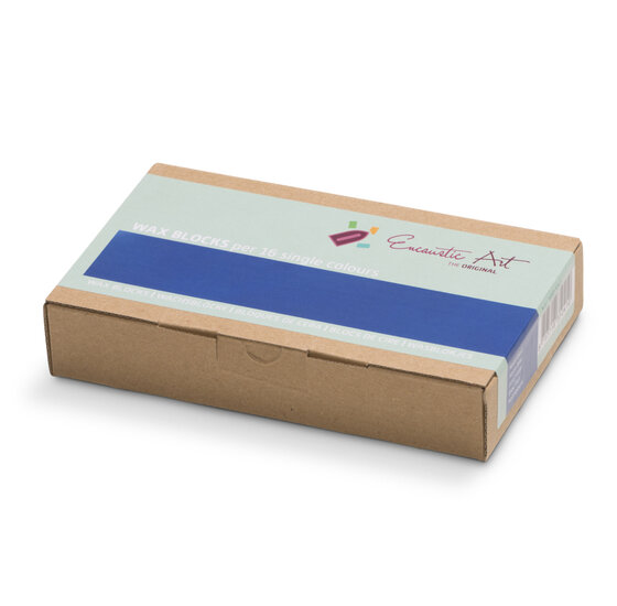 Encaustic Art wax - (41) neonblauw doosje 16 st.