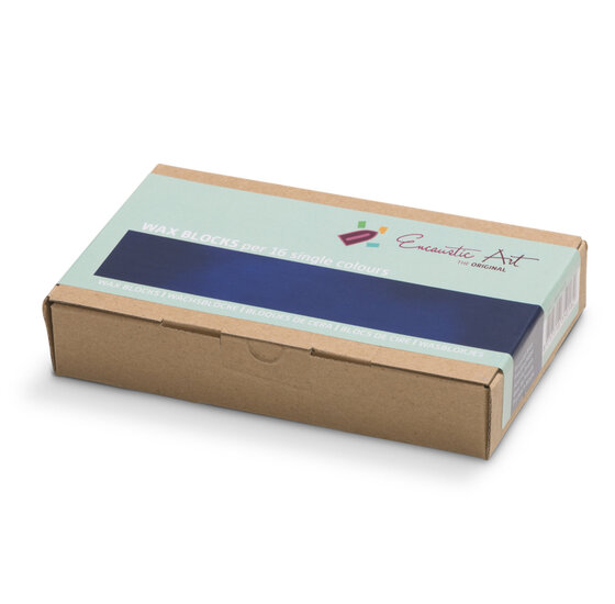 Encaustic Art wax - (18) pruisisch blauw doosje 16 st. 