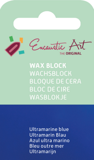 Encaustic Art wax - (10) ultramarijn 