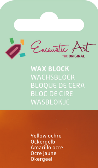 Encaustic Art wax - (20) okergeel