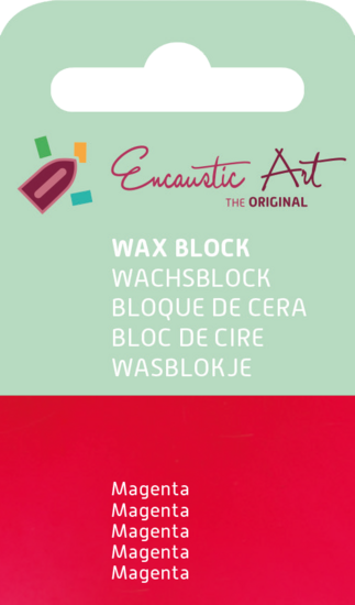 Encaustic Art wax - (42) magenta 