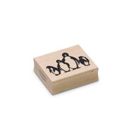 Encaustic Art stempel - pinguïns