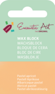 Encaustic Art wax - (30) pastel abrikoos
