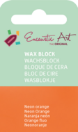 Encaustic Art wax - (38) neonoranje