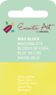 Encaustic Art wax - (39) neongeel 