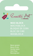 Encaustic Art wax - (40) neongroen 