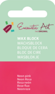 Encaustic Art wax - (37) neonroze
