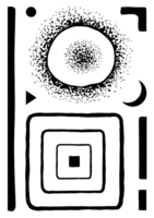 Encaustic Art stempelset - vrolijke kaders