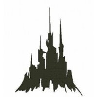 Encaustic Art stempel - kasteel (groot)