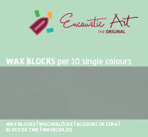 Encaustic Art wax - (17) grijs doosje 10 st. 