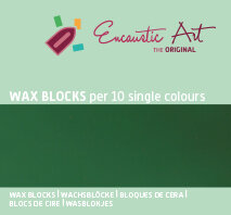 Encaustic Art wax - (23) olijfgroen doosje 10 st. 
