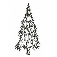 Encaustic Art stempel - boom (den)