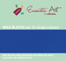 Encaustic Art wax - (19) kobaltblauw doosje 10 st. 
